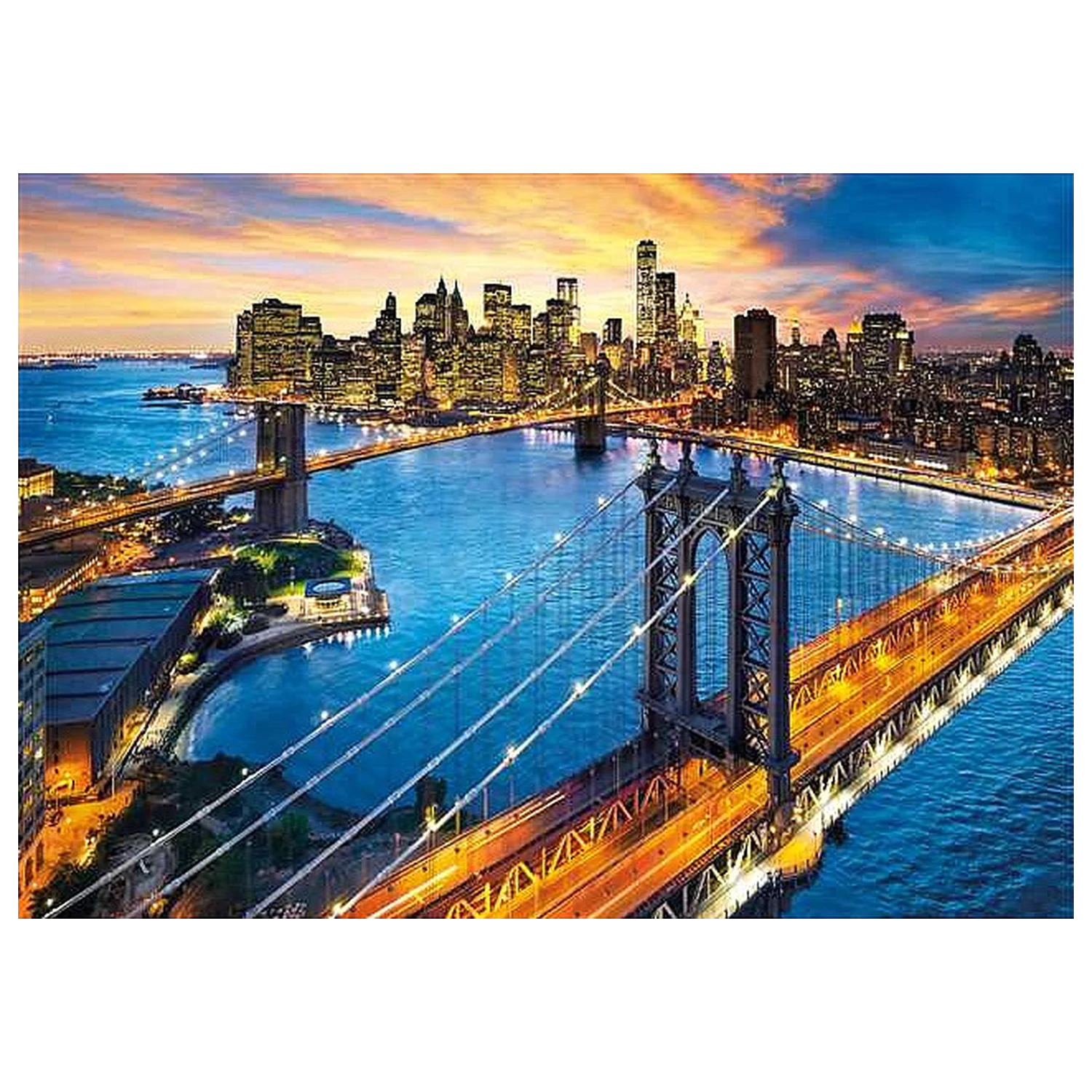 New York Bridges 3000-delna sestavljanka fotografija izdelka