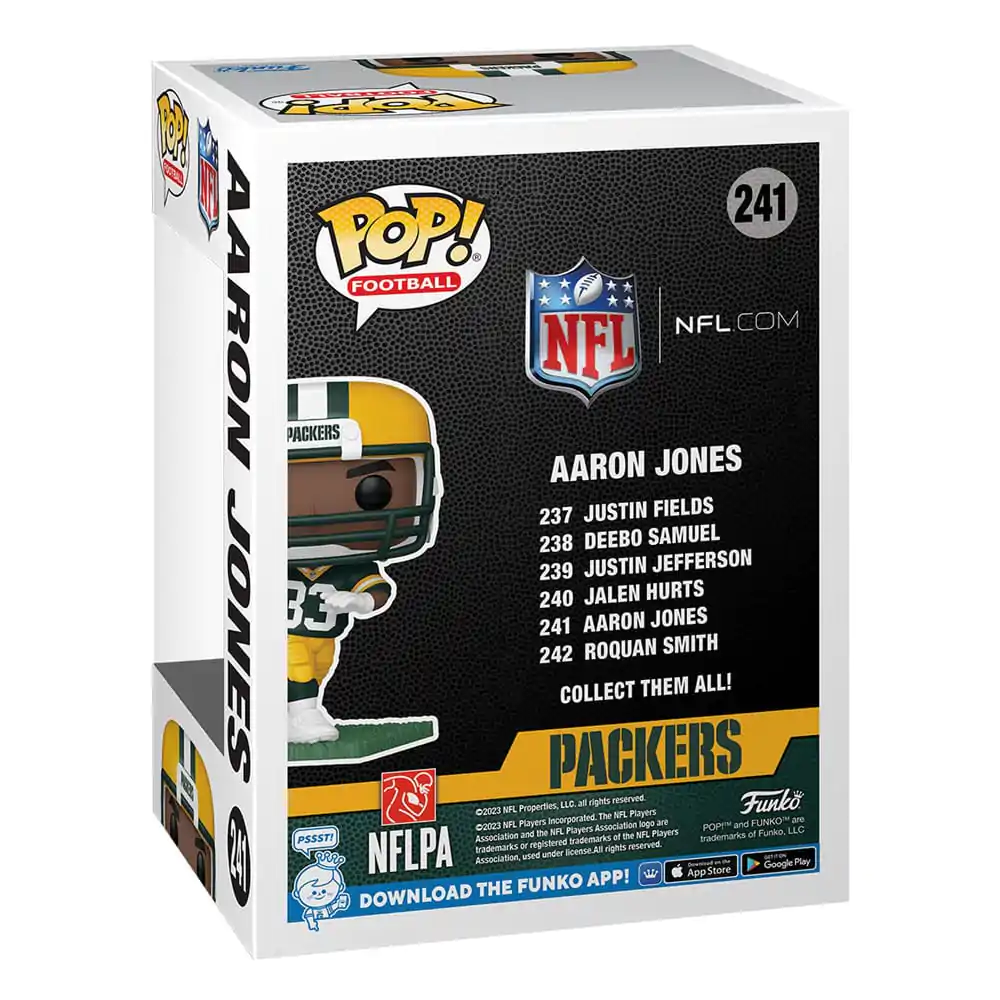 NFL POP! Football Vinilna Figura Packers - Aaron Jones 9 cm fotografija izdelka