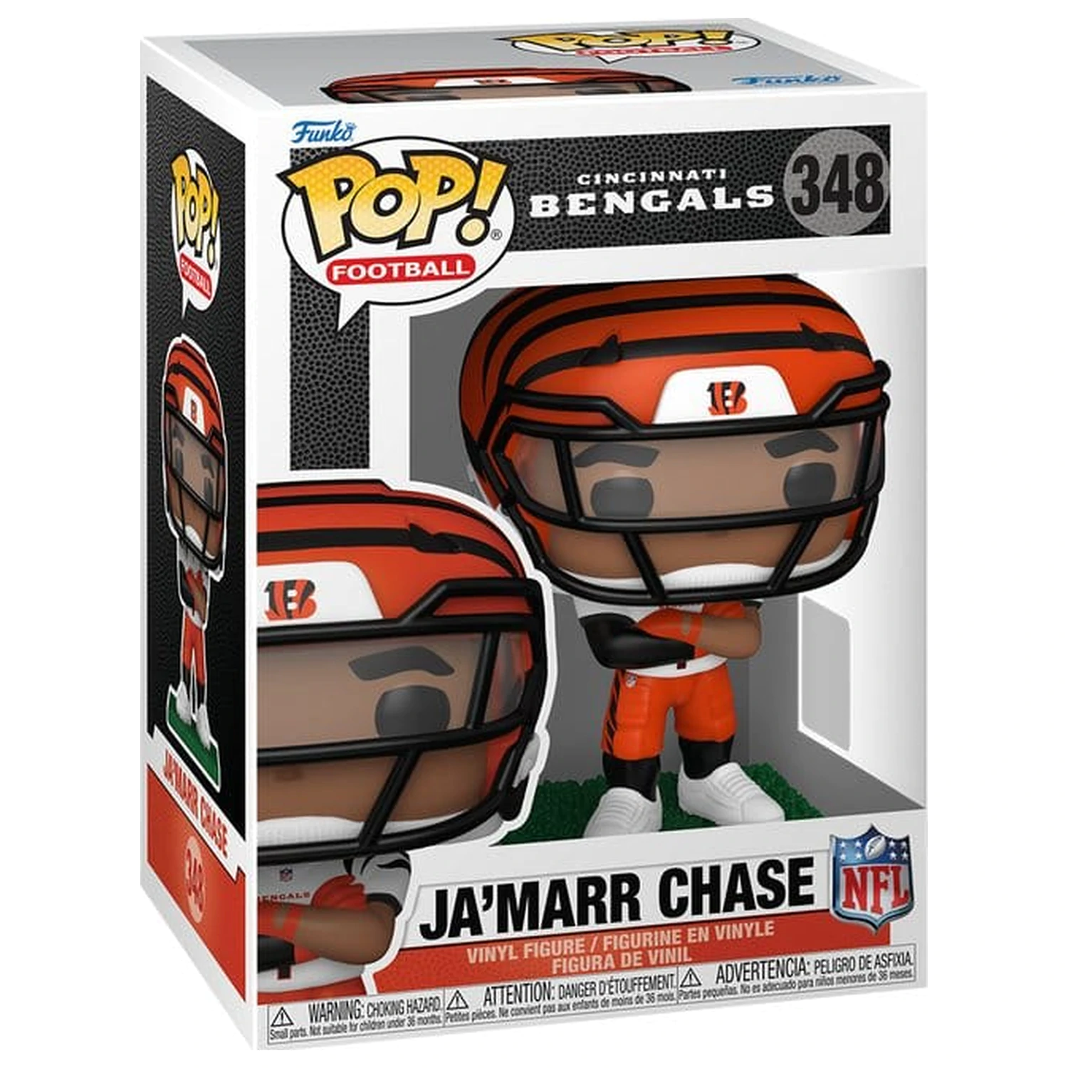NFL Funko POP! vinilna figura: Bengals- Ja'Marr Chase (prozoren vizir) 9 cm fotografija izdelka