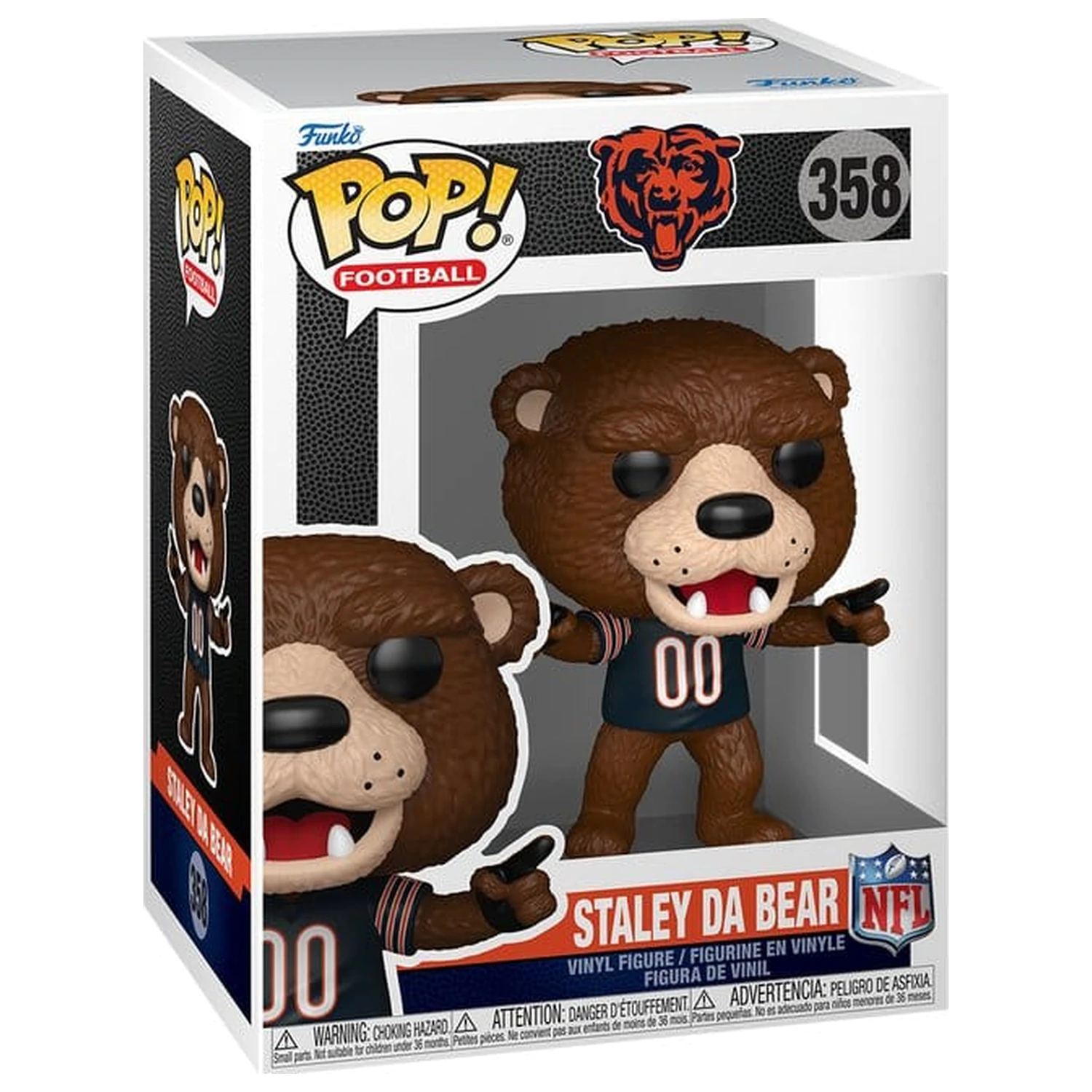 NFL Funko POP! Vinilna figura maskote: Bears - Staley 9 cm fotografija izdelka