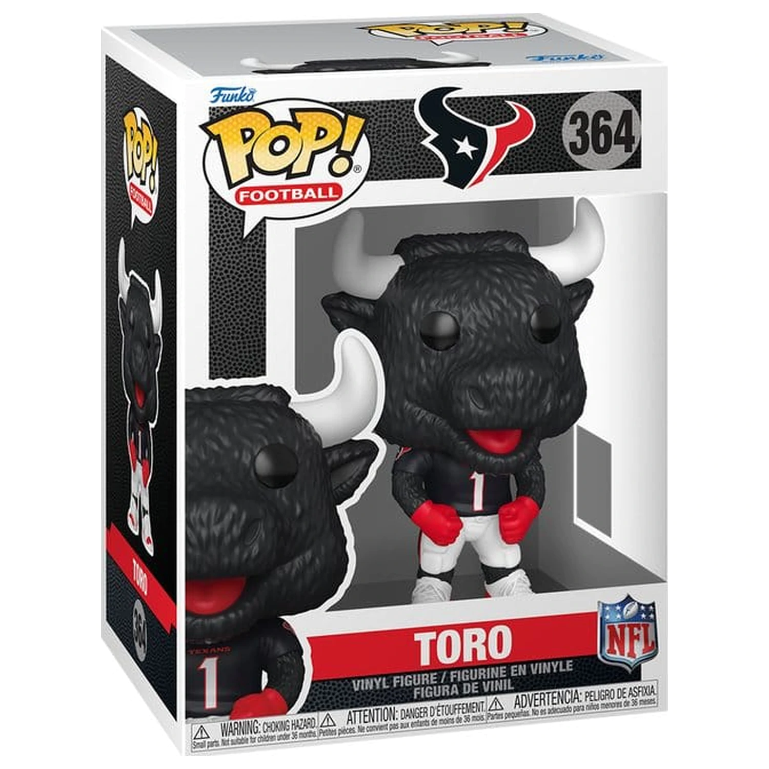 NFL Funko POP! Vinilna figura maskote: Texans- Toro 9 cm fotografija izdelka