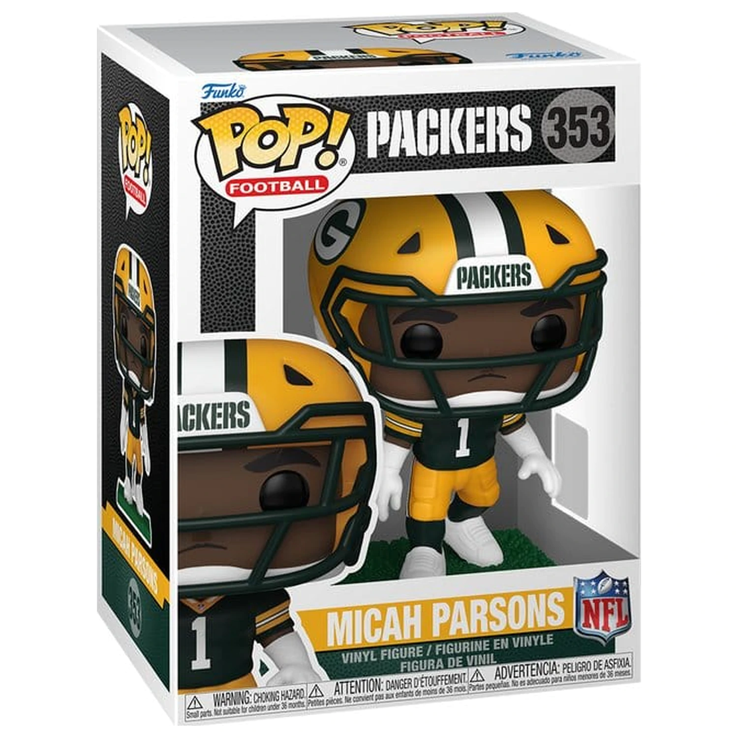 NFL Funko POP! vinilna figura: Packers - Micah Parsons 9 cm fotografija izdelka