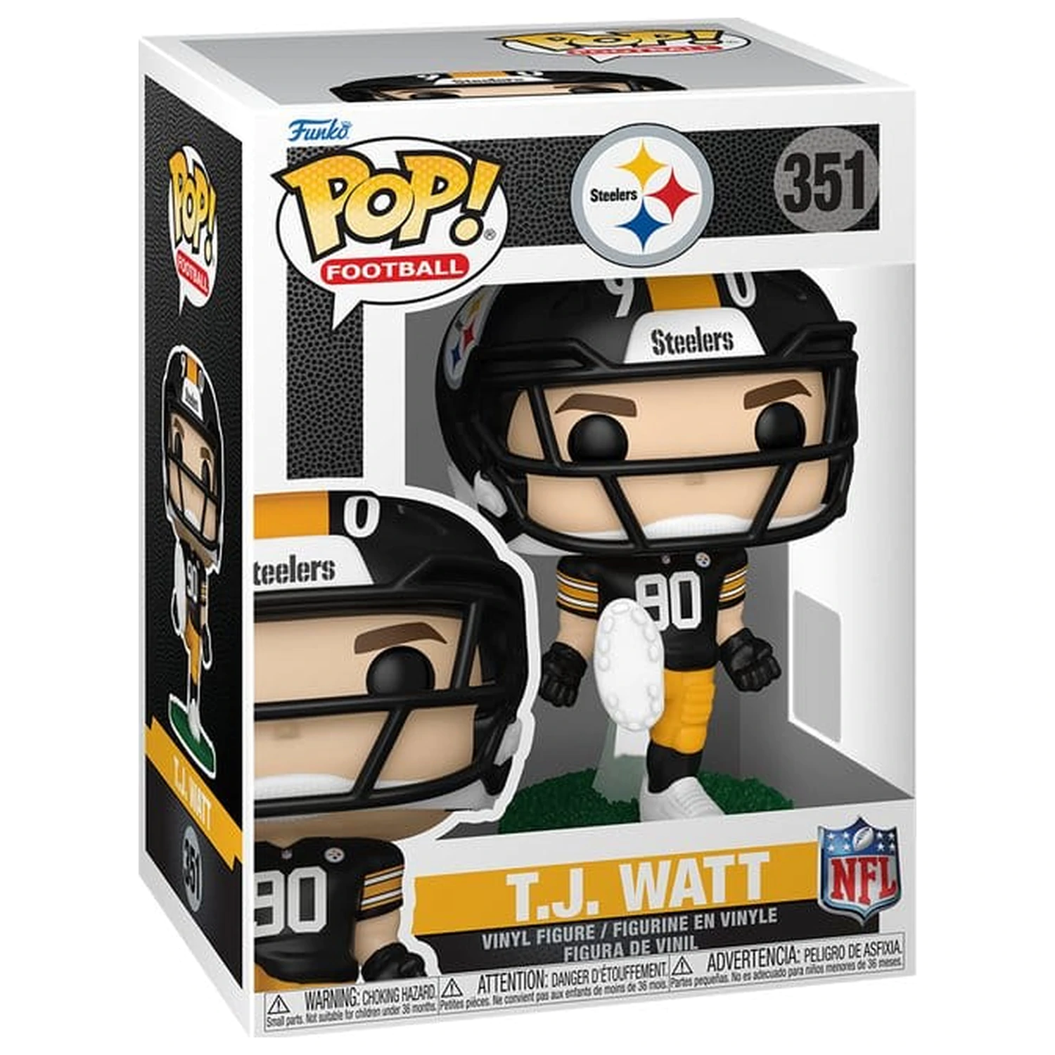 NFL Funko POP! vinilna figura: Steelers - T.J. Watt 9 cm fotografija izdelka