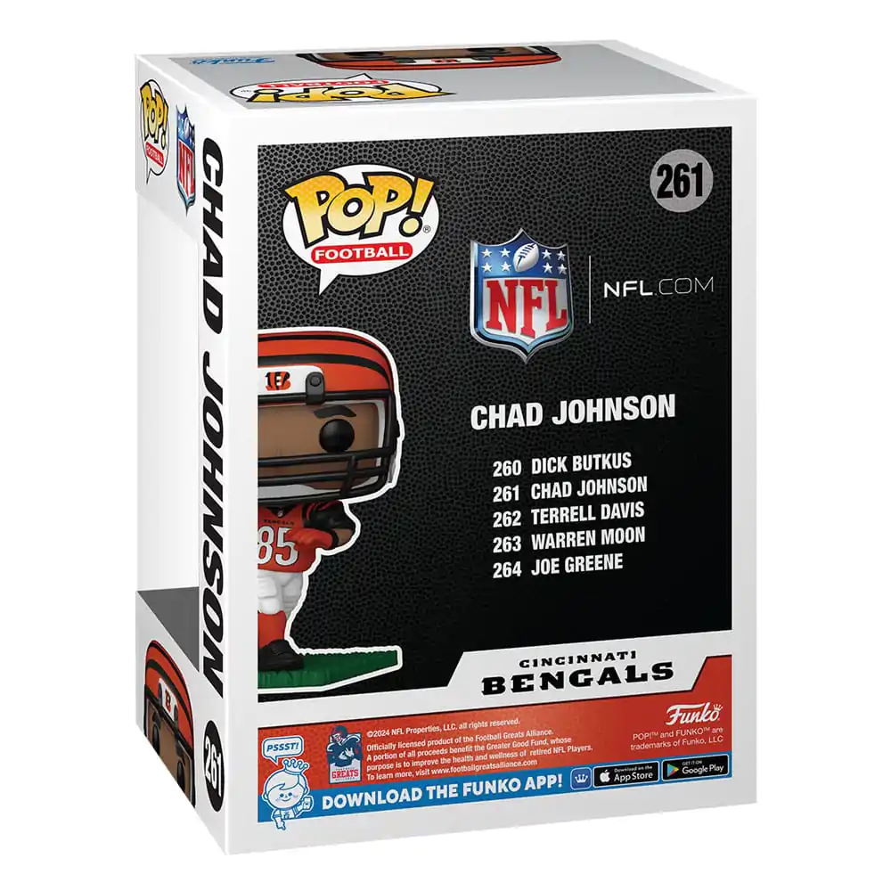 NFL: Legends Funko POP! Sports Vinil Figura Bengals- Chad Johnson(85) 9 cm fotografija izdelka