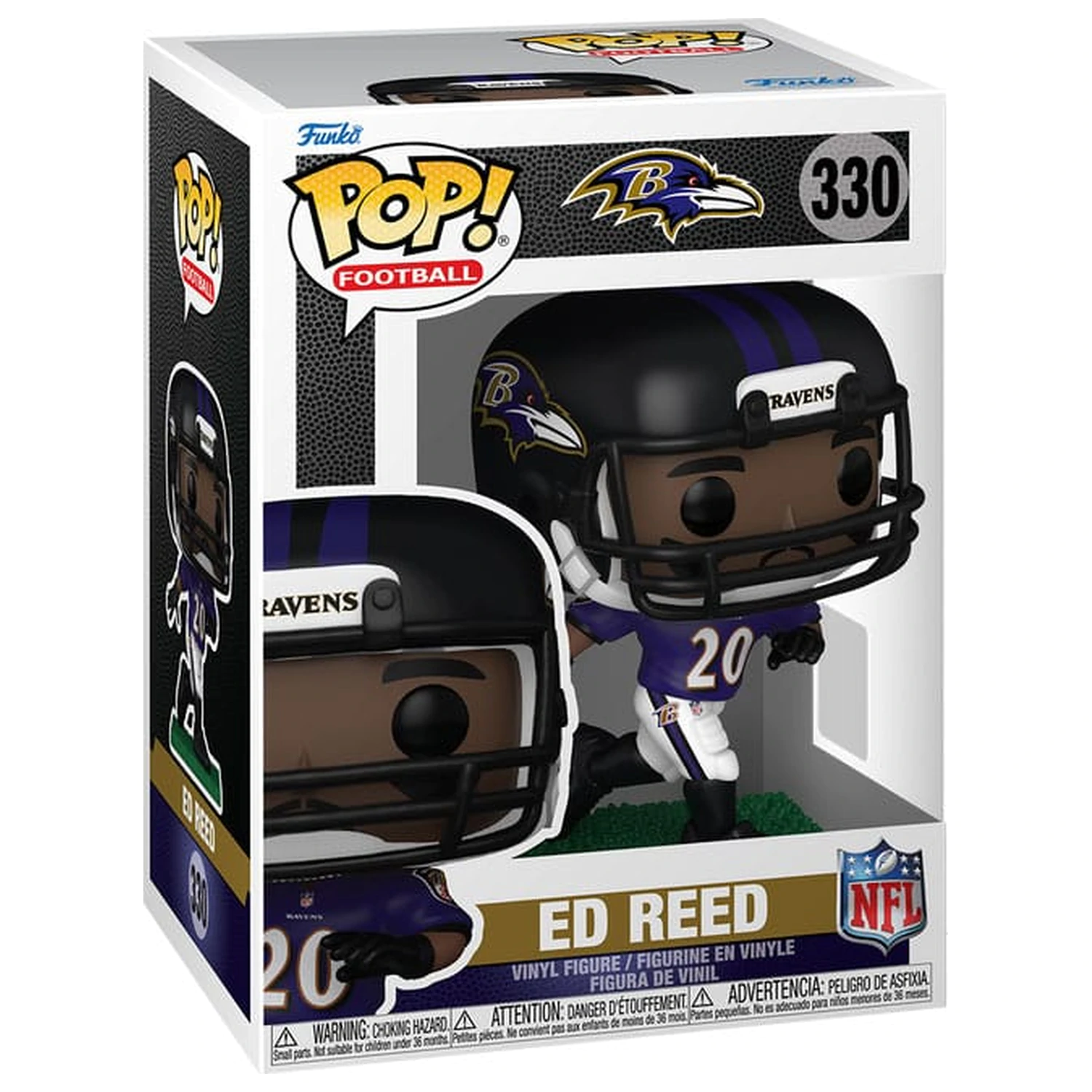 NFL: Legends Funko POP! Sports Vinilna figura Legends- Ed Reed(Ravens) 9 cm fotografija izdelka