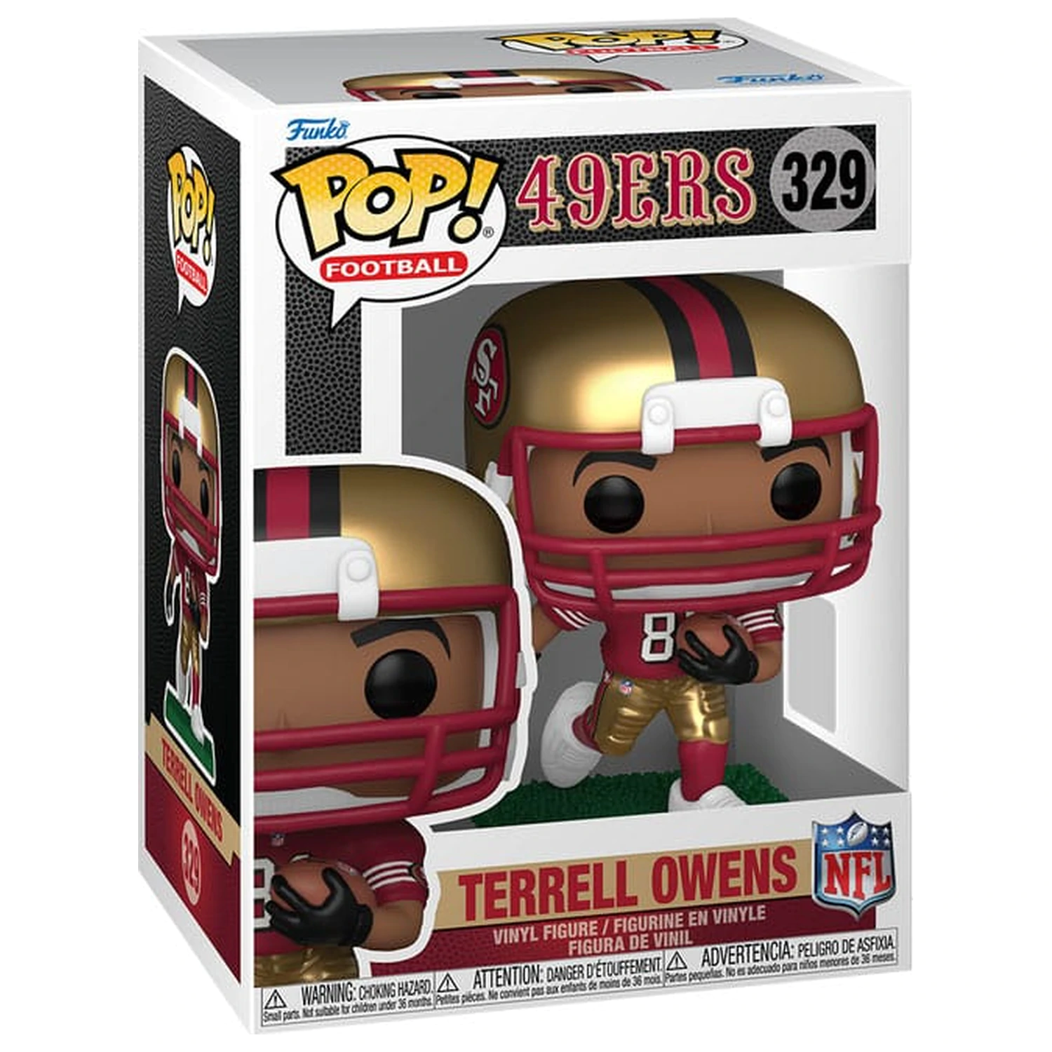 NFL: Legends Funko POP! Sports Vinilna figura Legends- Terrell Owens(49ers) 9 cm fotografija izdelka