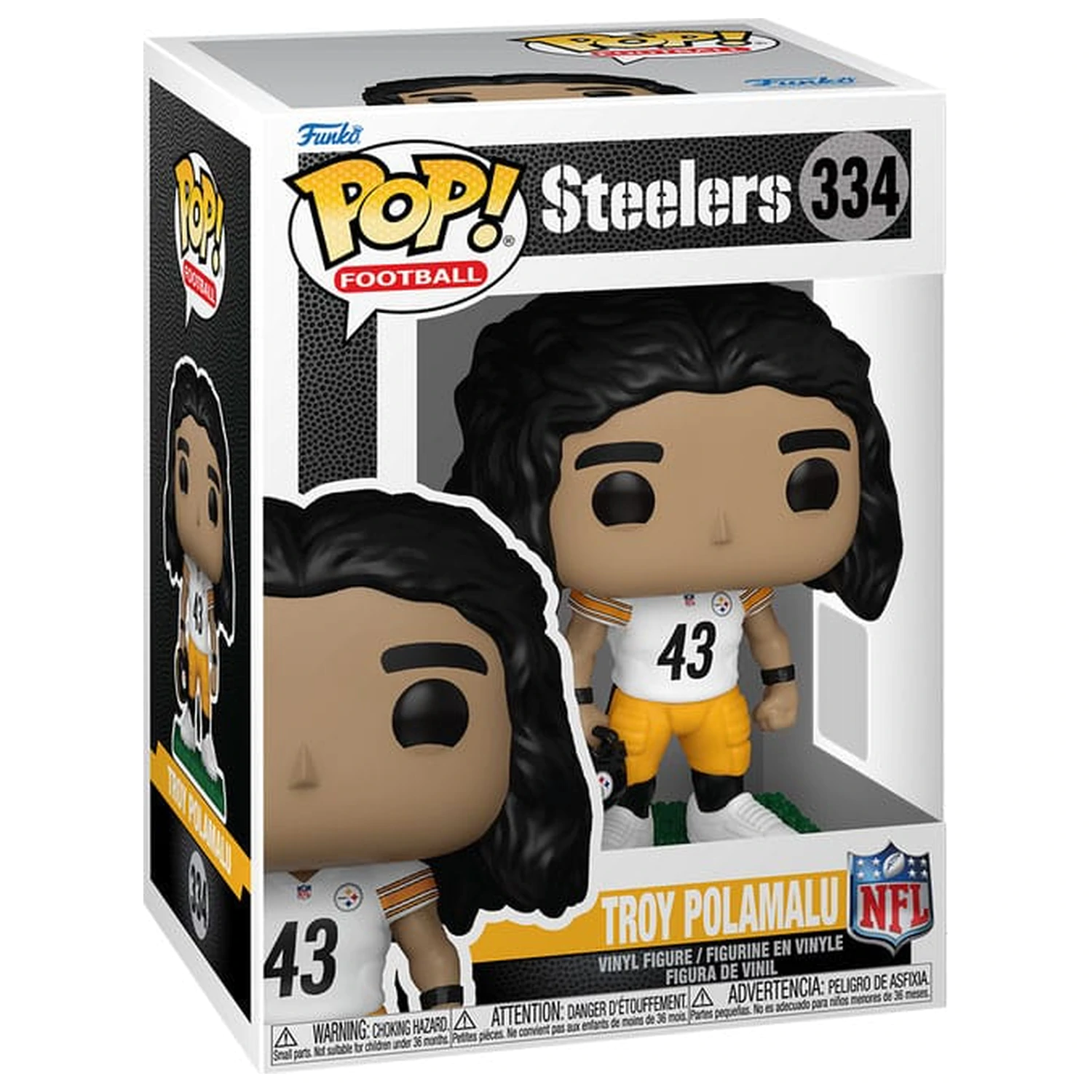 NFL: Legends Funko POP! Sports Vinyl Figurica Legends- Troy Polamalu(Steelers) 9 cm fotografija izdelka