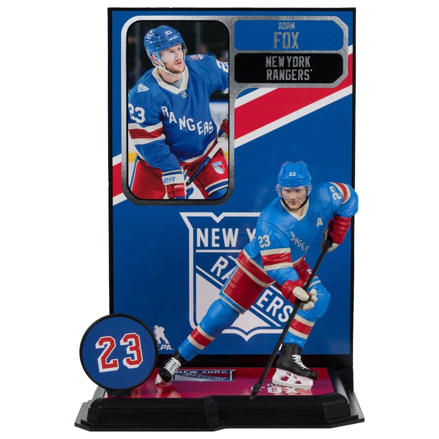 NHL McFarlane SportsPicks figura Adam Fox (New York Rangers Centennial) 18 cm fotografija izdelka
