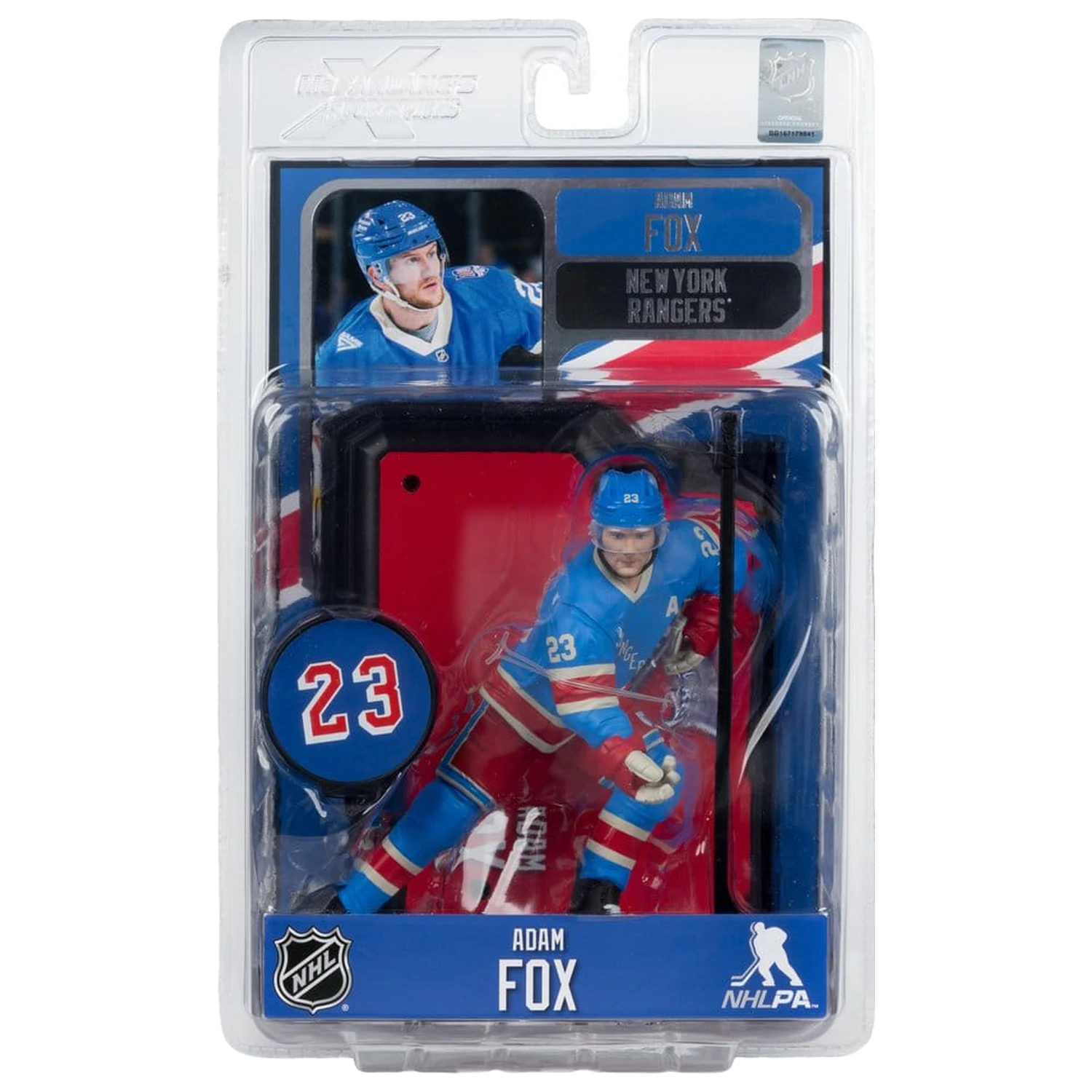 NHL McFarlane SportsPicks figura Adam Fox (New York Rangers Centennial) 18 cm fotografija izdelka