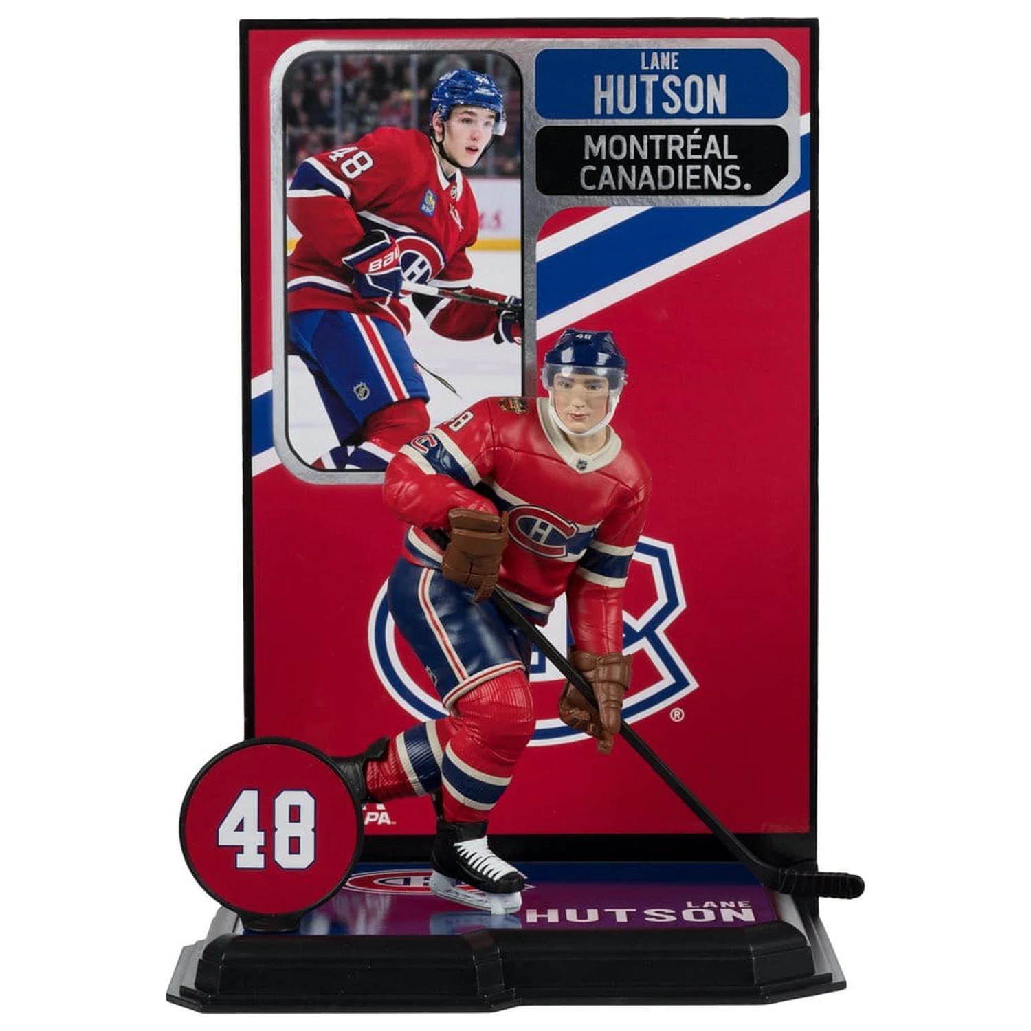 NHL McFarlane SportsPicks figurica Lane Hutson (Montreal Canadiens Heritage Classic) 18 cm fotografija izdelka