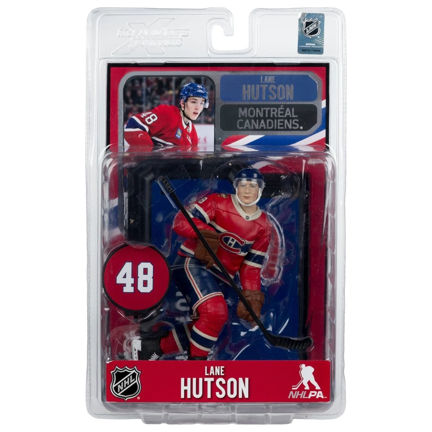NHL McFarlane SportsPicks figurica Lane Hutson (Montreal Canadiens Heritage Classic) 18 cm fotografija izdelka