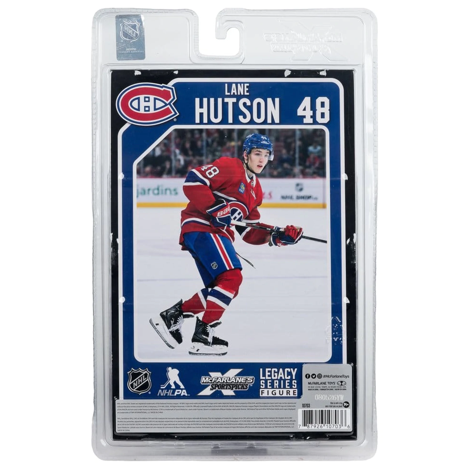 NHL McFarlane SportsPicks figurica Lane Hutson (Montreal Canadiens Heritage Classic) 18 cm fotografija izdelka