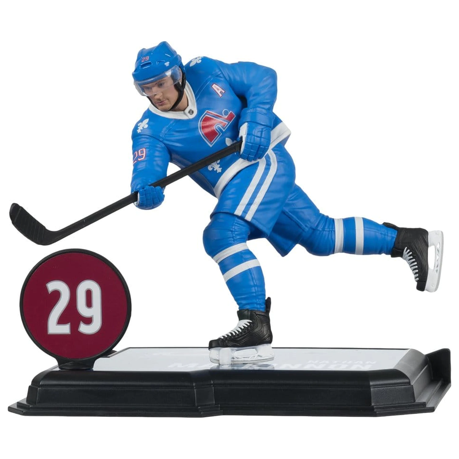 NHL McFarlane SportsPicks figurica Nathan MacKinnon (Quebec Nordiques Retro) 18 cm fotografija izdelka