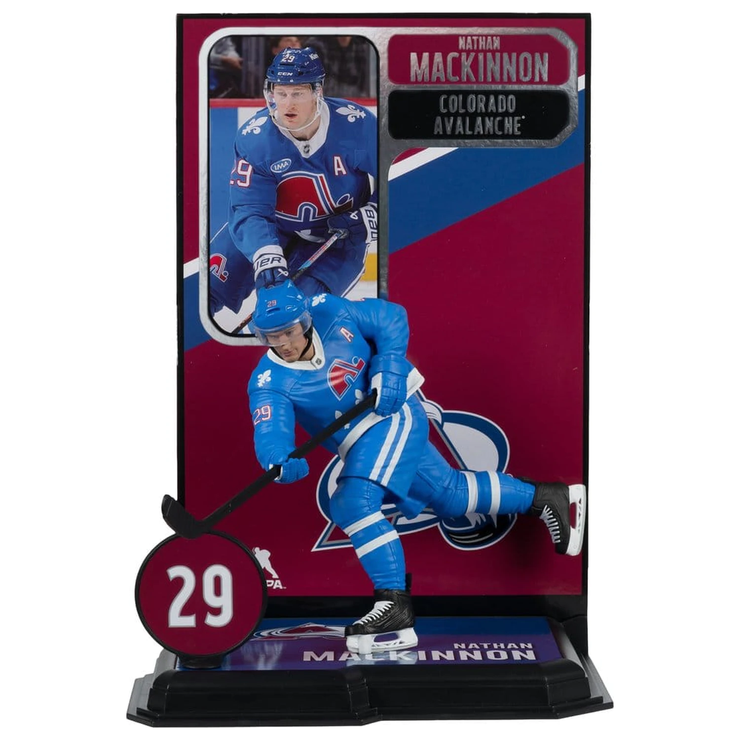 NHL McFarlane SportsPicks figurica Nathan MacKinnon (Quebec Nordiques Retro) 18 cm fotografija izdelka