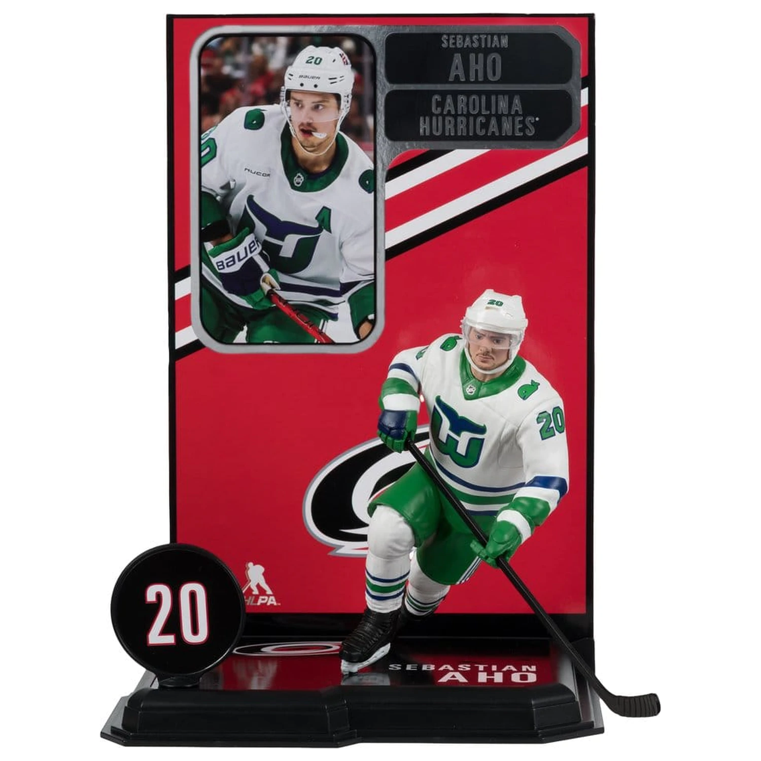 NHL McFarlane SportsPicks figurica Sebastian Aho (Hartford Whalers Retro) 18 cm fotografija izdelka