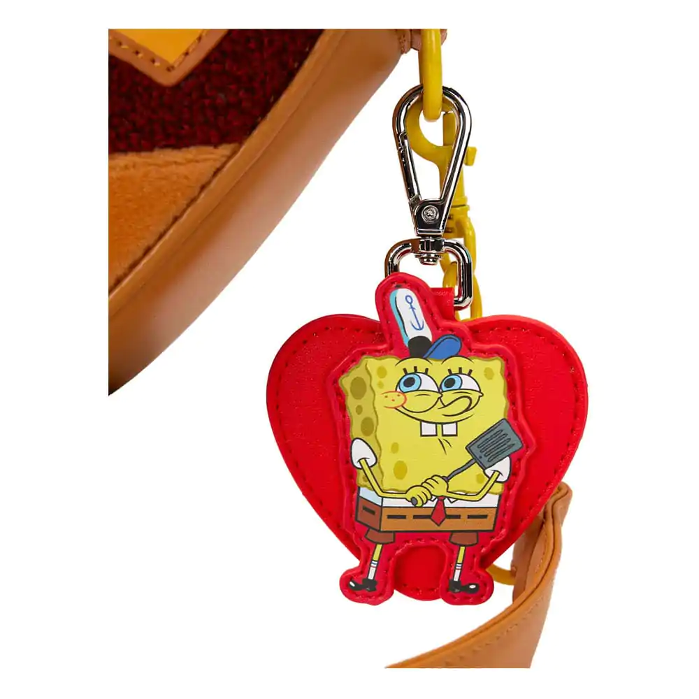 Nickelodeon by Loungefly Crossbody Spongebob Krabby Patty Plišasta torbica fotografija izdelka