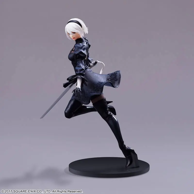 NieR:Automata FORM-ISM PVC kip YoRHa Android 2B (YoRHa No.2 Type B) Brez očal Različica 18 cm fotografija izdelka