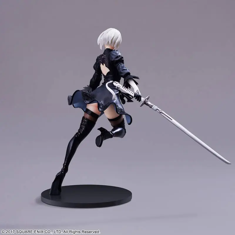 NieR:Automata FORM-ISM PVC kip YoRHa Android 2B (YoRHa No.2 Type B) Brez očal Različica 18 cm fotografija izdelka