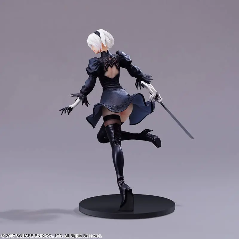 NieR:Automata FORM-ISM PVC kip YoRHa Android 2B (YoRHa No.2 Type B) Brez očal Različica 18 cm fotografija izdelka