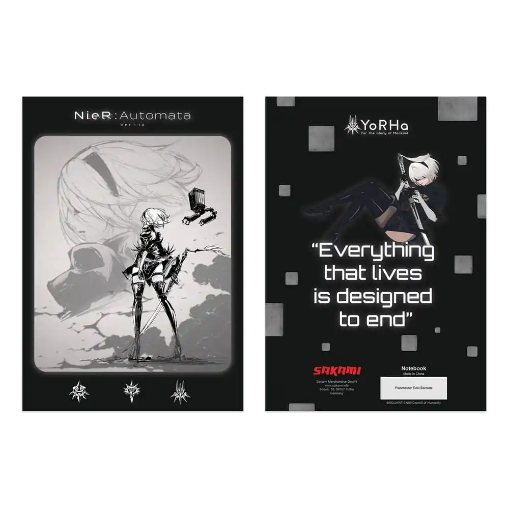 NieR: Automata Ver1.1a Beležnica fotografija izdelka