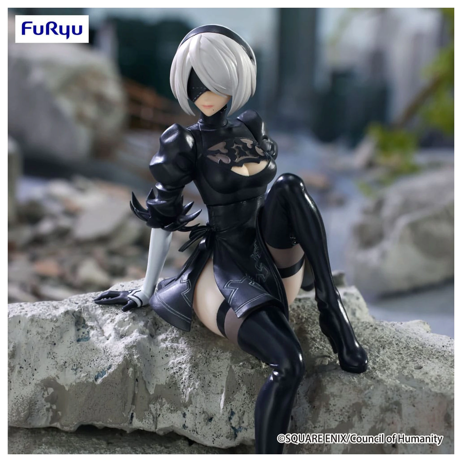 NieR:Automata Ver1.1a Držalo za rezance PVC kip YoRHa No.2 Type B 13 cm fotografija izdelka