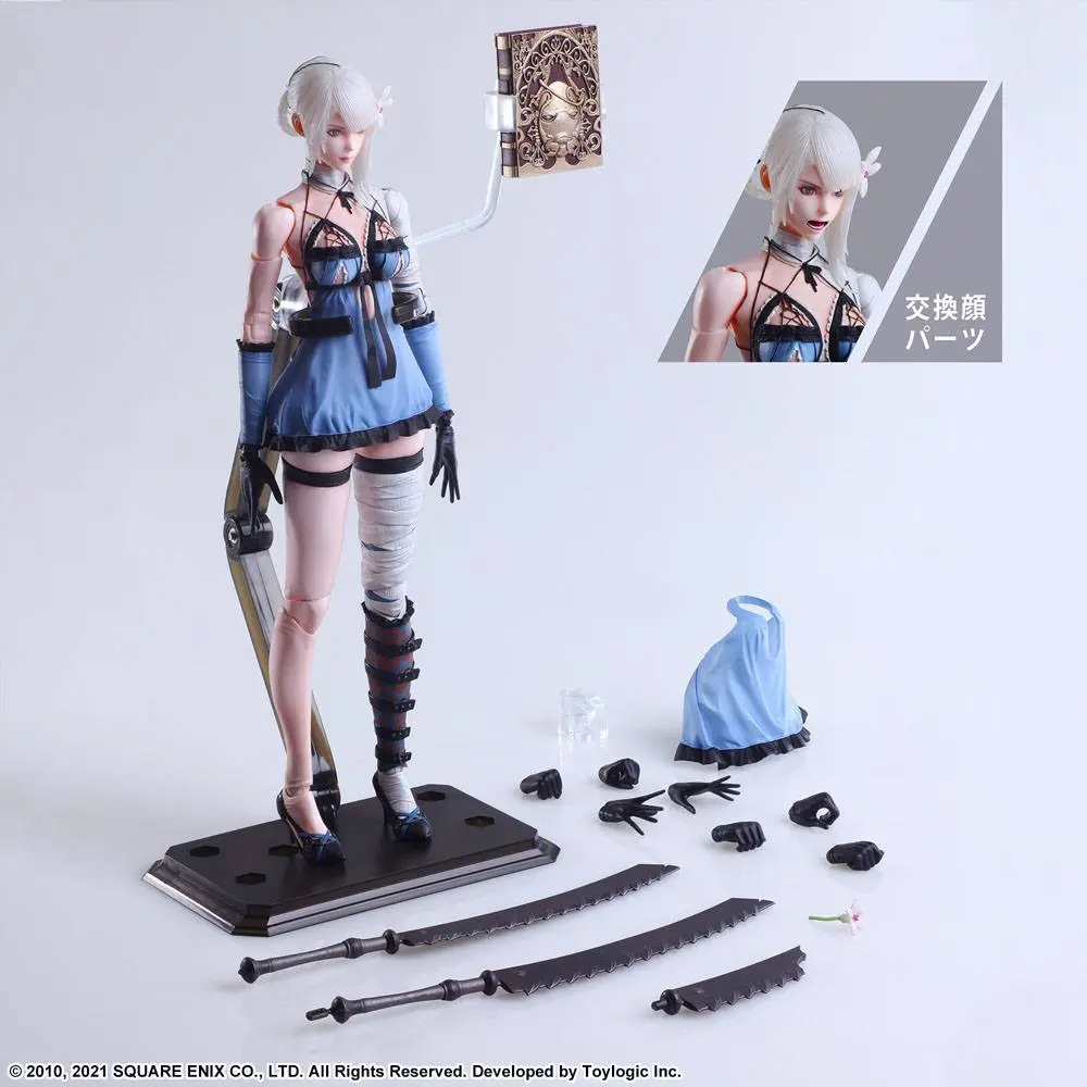 Nier Replicant ver.1.22474487139... Play Arts Kai akcijska figura Kainé 26 cm fotografija izdelka