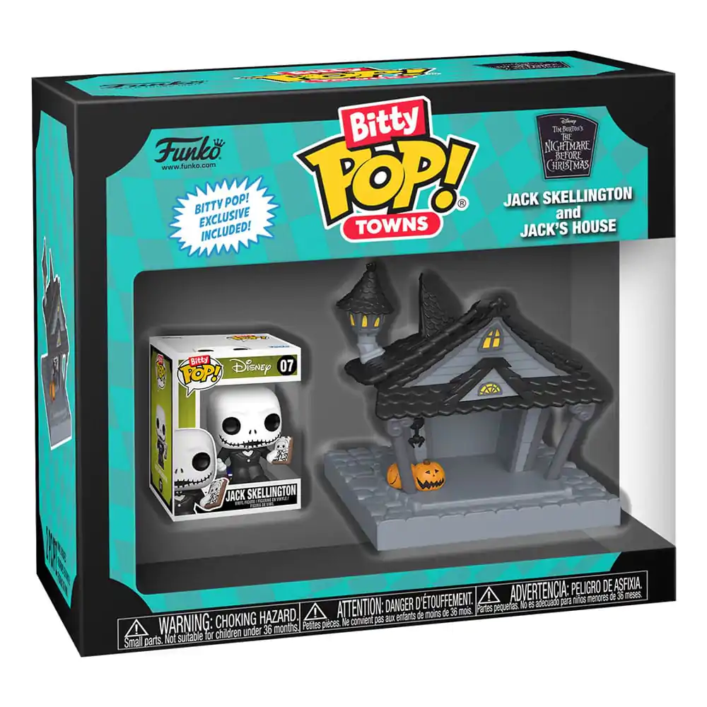 Nightmare before Christmas Bitty Funko POP! Town Vinil Figura Jack at Home fotografija izdelka