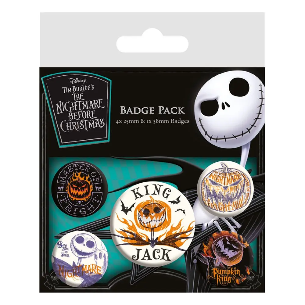 Nightmare before Christmas Set gumbov s sponko, 5-Pack, Pisane Sence fotografija izdelka