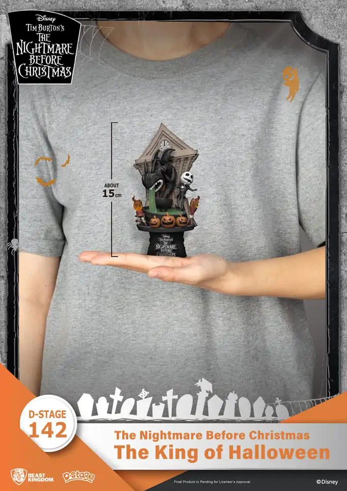 Nightmare before Christmas D-Stage PVC Diorama The King of Halloween 15 cm fotografija izdelka