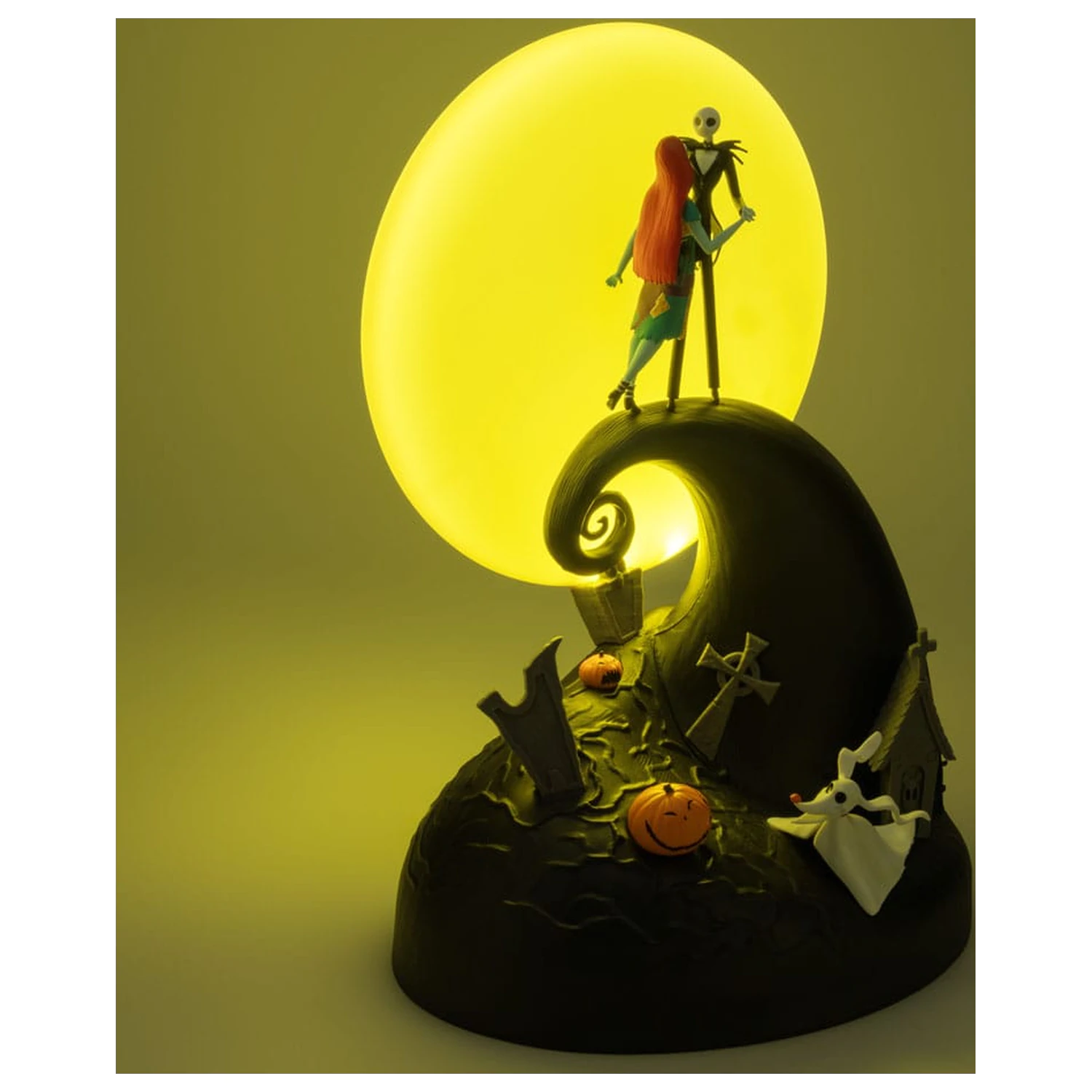 Nightmare before Christmas diorama lučka Jack & Sally fotografija izdelka