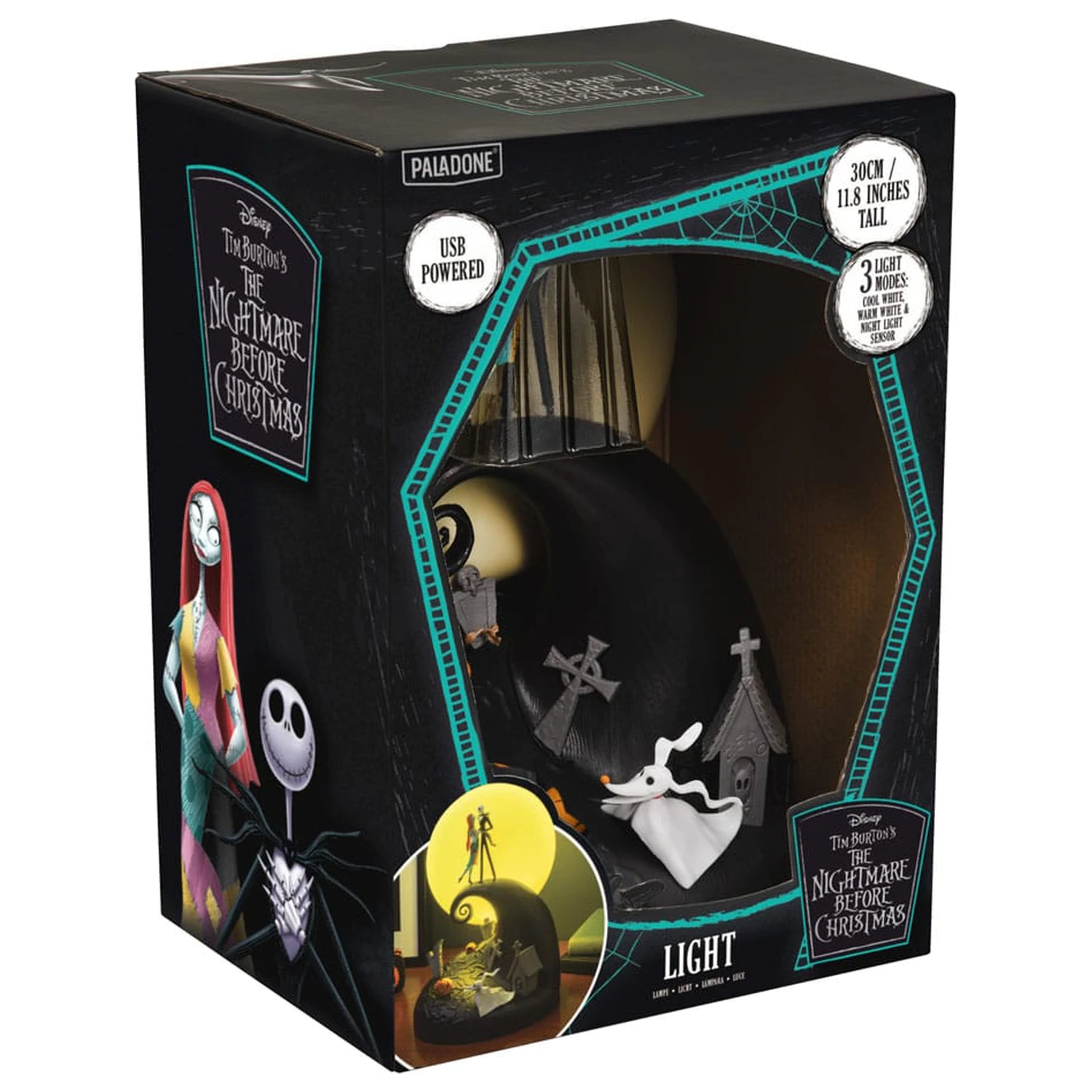 Nightmare before Christmas diorama lučka Jack & Sally fotografija izdelka