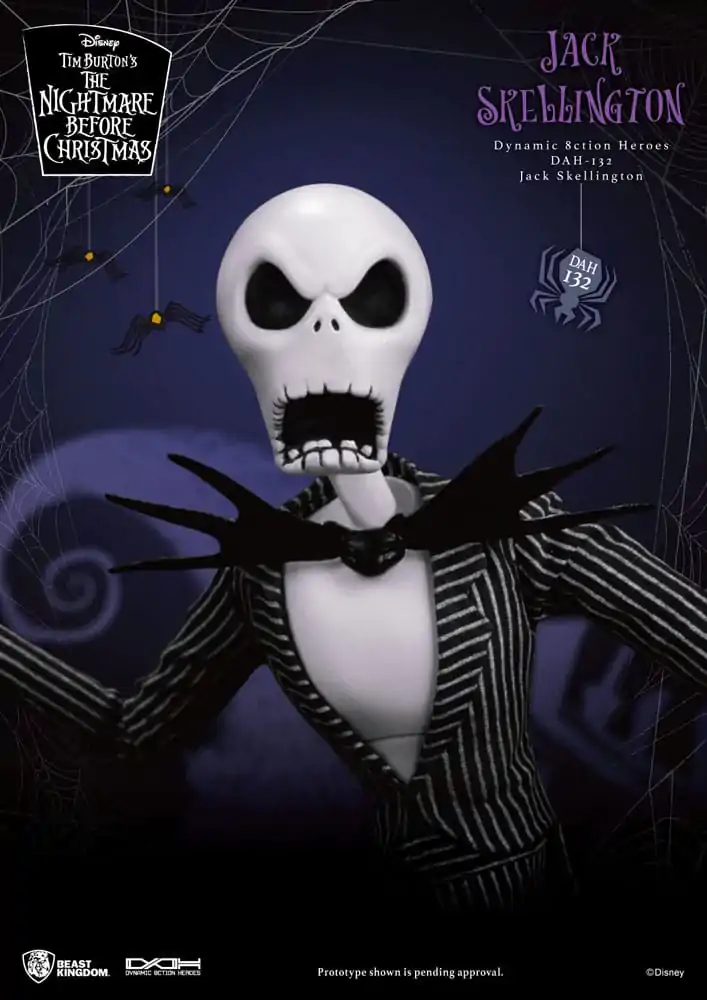 Nightmare before Christmas Dynamic 8ction Heroes akcijska figura 1/9 Jack 21 cm fotografija izdelka