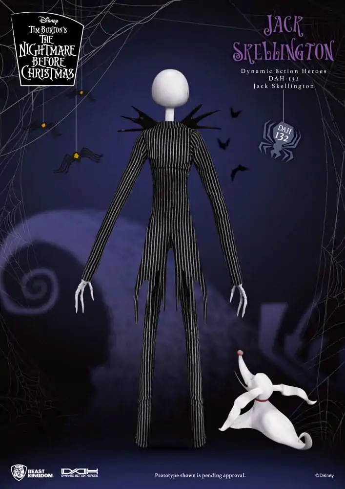 Nightmare before Christmas Dynamic 8ction Heroes akcijska figura 1/9 Jack 21 cm fotografija izdelka