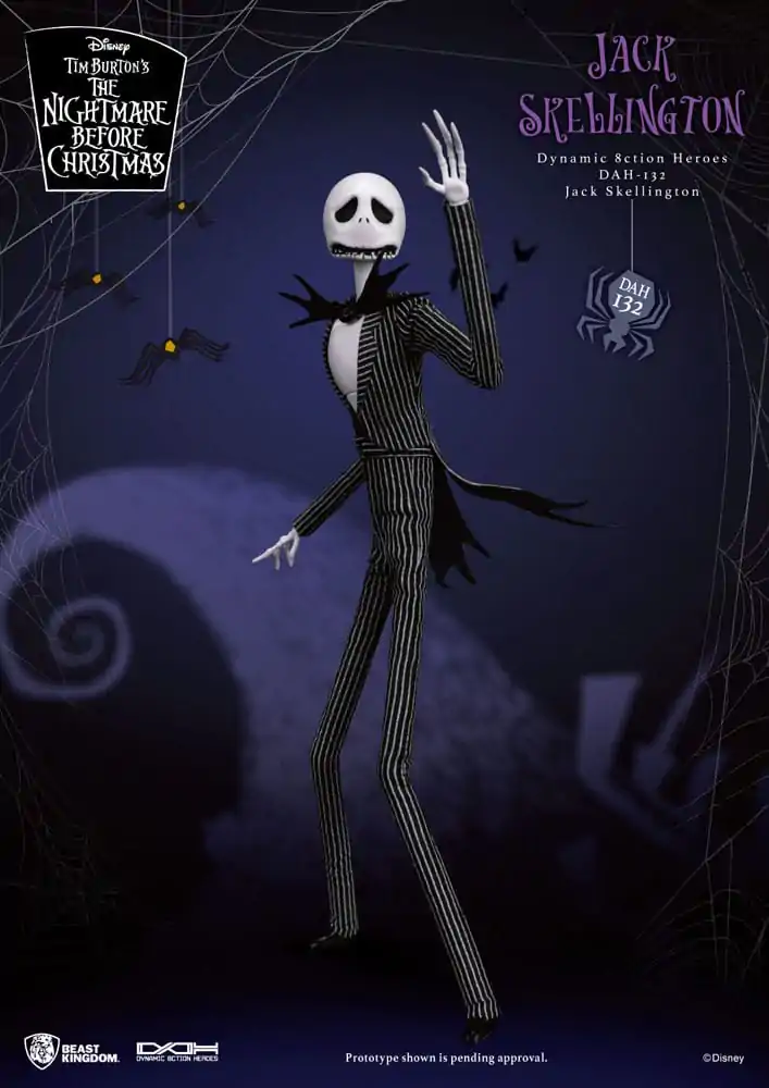 Nightmare before Christmas Dynamic 8ction Heroes akcijska figura 1/9 Jack 21 cm fotografija izdelka