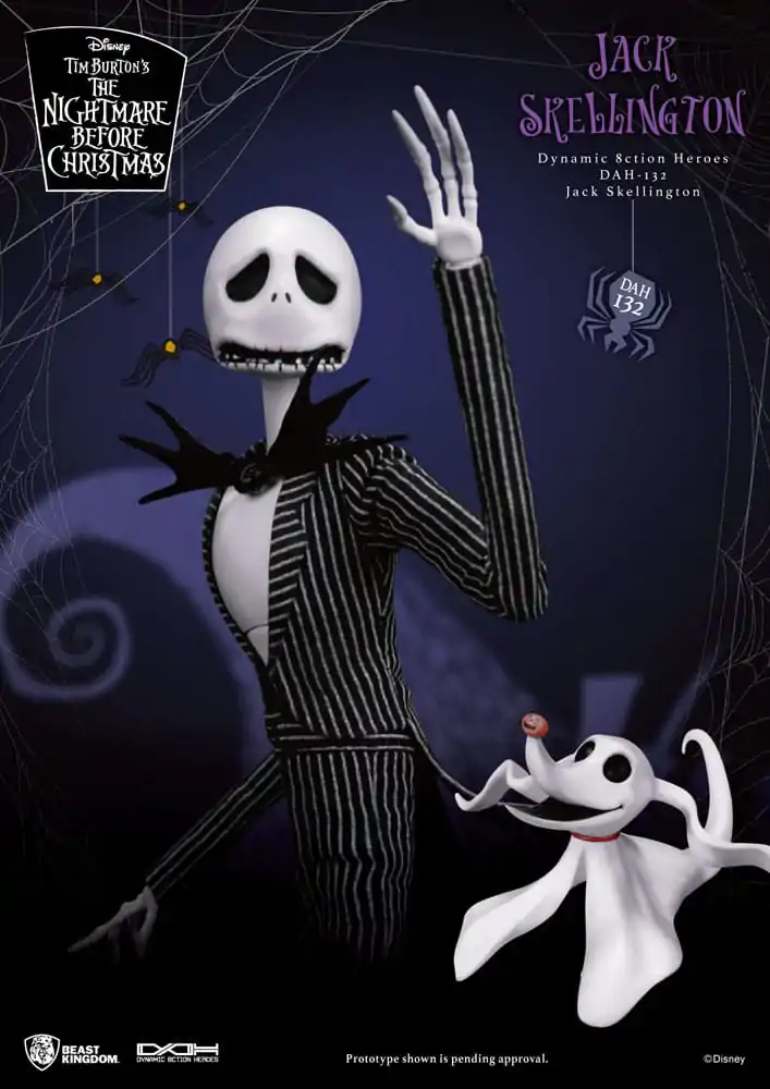 Nightmare before Christmas Dynamic 8ction Heroes akcijska figura 1/9 Jack 21 cm fotografija izdelka