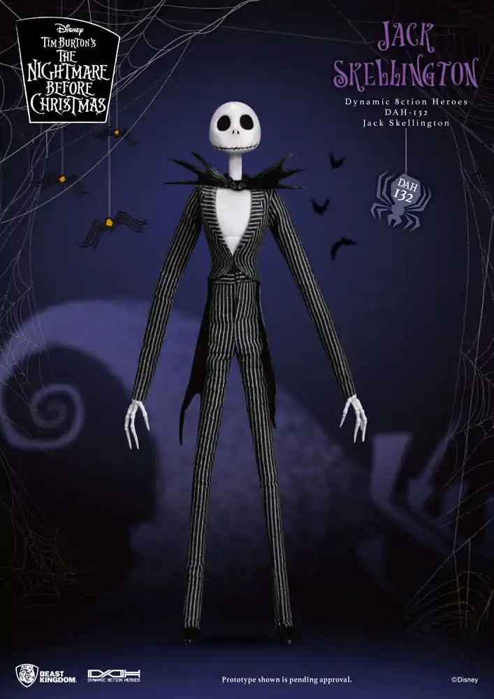 Nightmare before Christmas Dynamic 8ction Heroes akcijska figura 1/9 Jack 21 cm fotografija izdelka