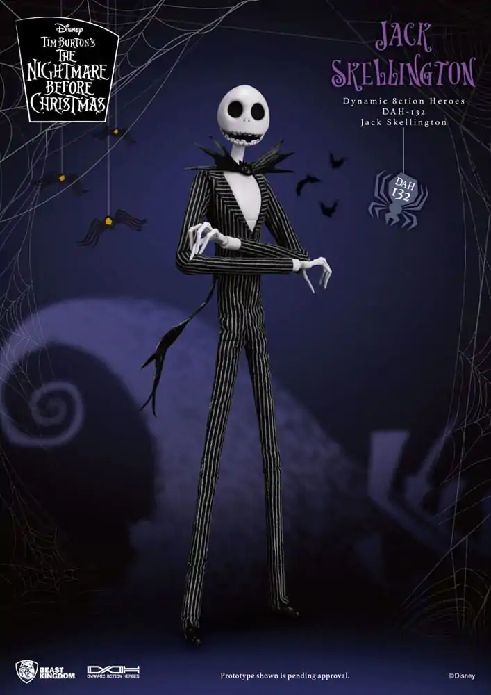 Nightmare before Christmas Dynamic 8ction Heroes akcijska figura 1/9 Jack 21 cm fotografija izdelka