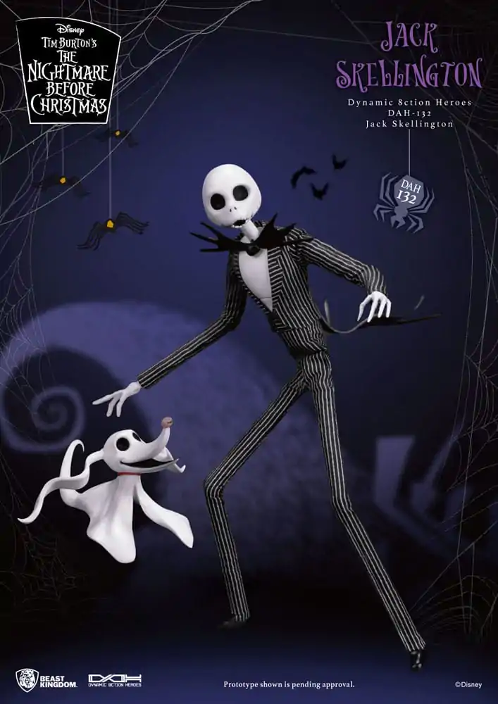 Nightmare before Christmas Dynamic 8ction Heroes akcijska figura 1/9 Jack 21 cm fotografija izdelka