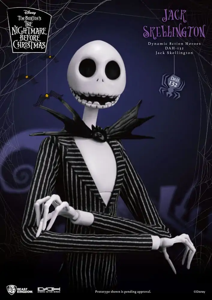 Nightmare before Christmas Dynamic 8ction Heroes akcijska figura 1/9 Jack 21 cm fotografija izdelka