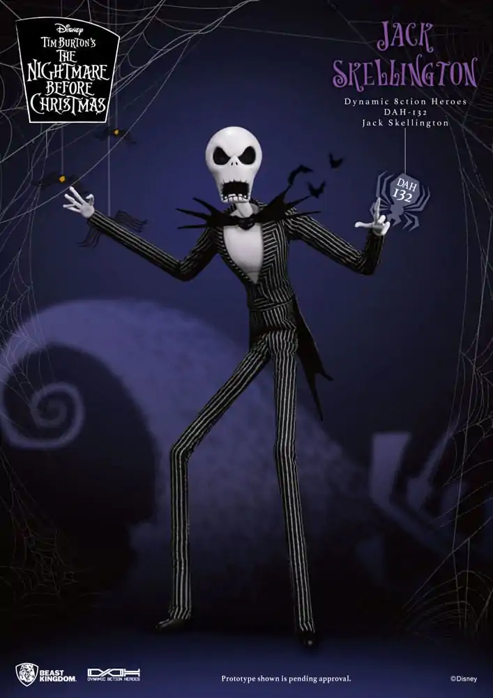 Nightmare before Christmas Dynamic 8ction Heroes akcijska figura 1/9 Jack 21 cm fotografija izdelka