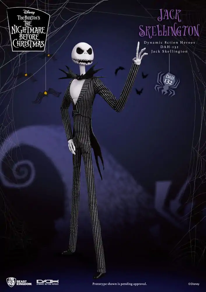 Nightmare before Christmas Dynamic 8ction Heroes akcijska figura 1/9 Jack 21 cm fotografija izdelka