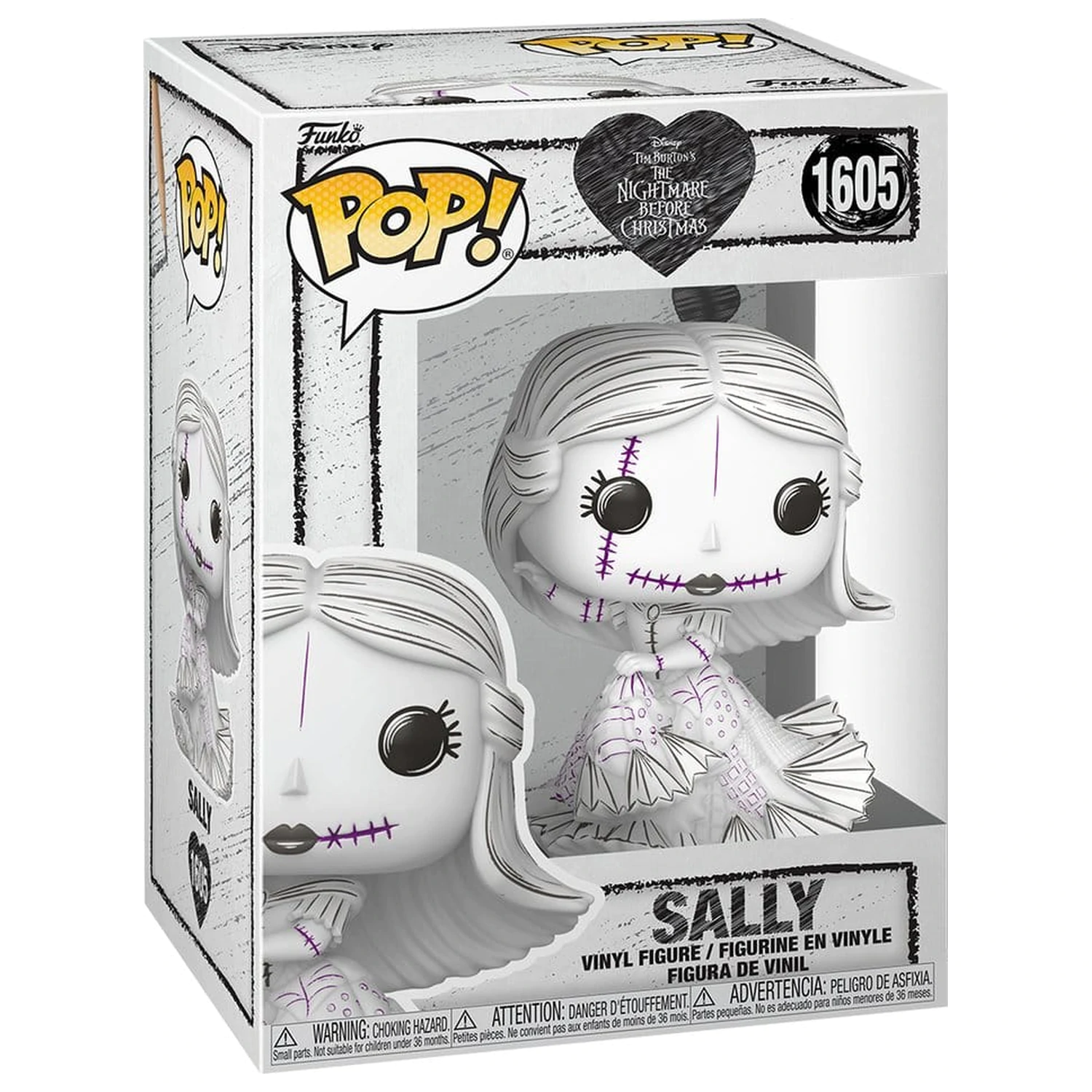 Nightmare before Christmas Funko POP! Disney vinilna figura Valentine's Day 2027 Sally(Sketched) 9 cm fotografija izdelka