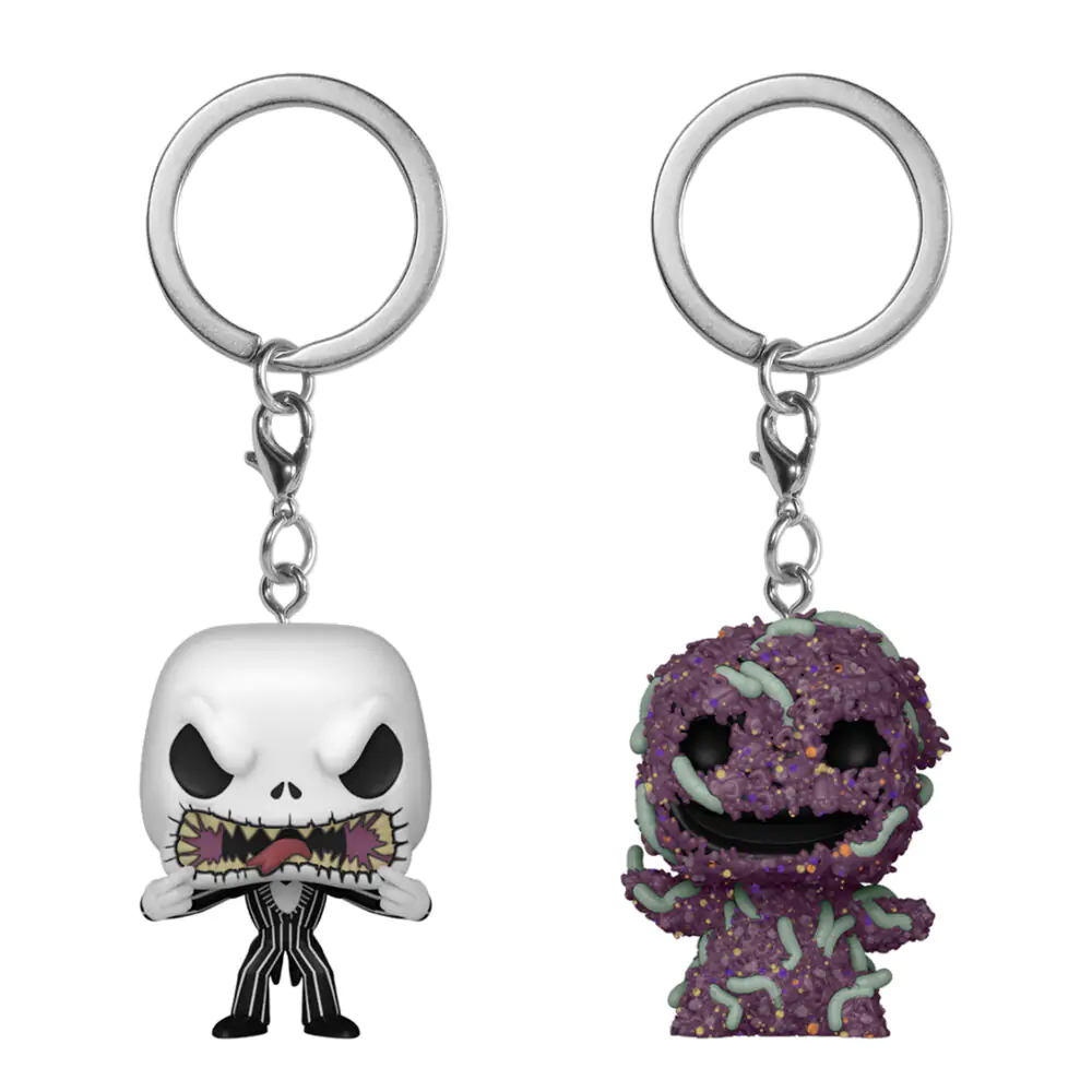 Nightmare Before Christmas Funko POP! Vinyl obesek za ključe paket dveh Jack/Oogie 4 cm fotografija izdelka