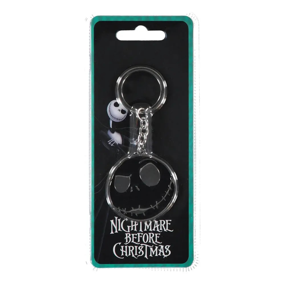 Nightmare Before Christmas kovinski obesek za ključe Jack Skellington's Face fotografija izdelka