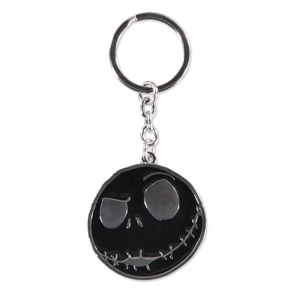 Nightmare Before Christmas kovinski obesek za ključe Jack Skellington's Face fotografija izdelka