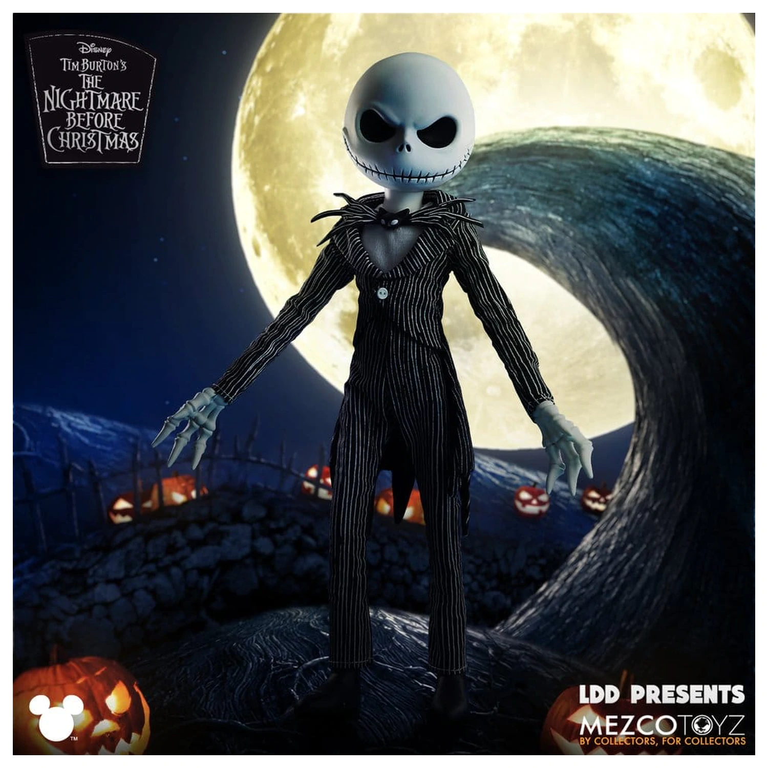 Nightmare Before Christmas LDD Presents Lutka Jack Skellington 25 cm fotografija izdelka
