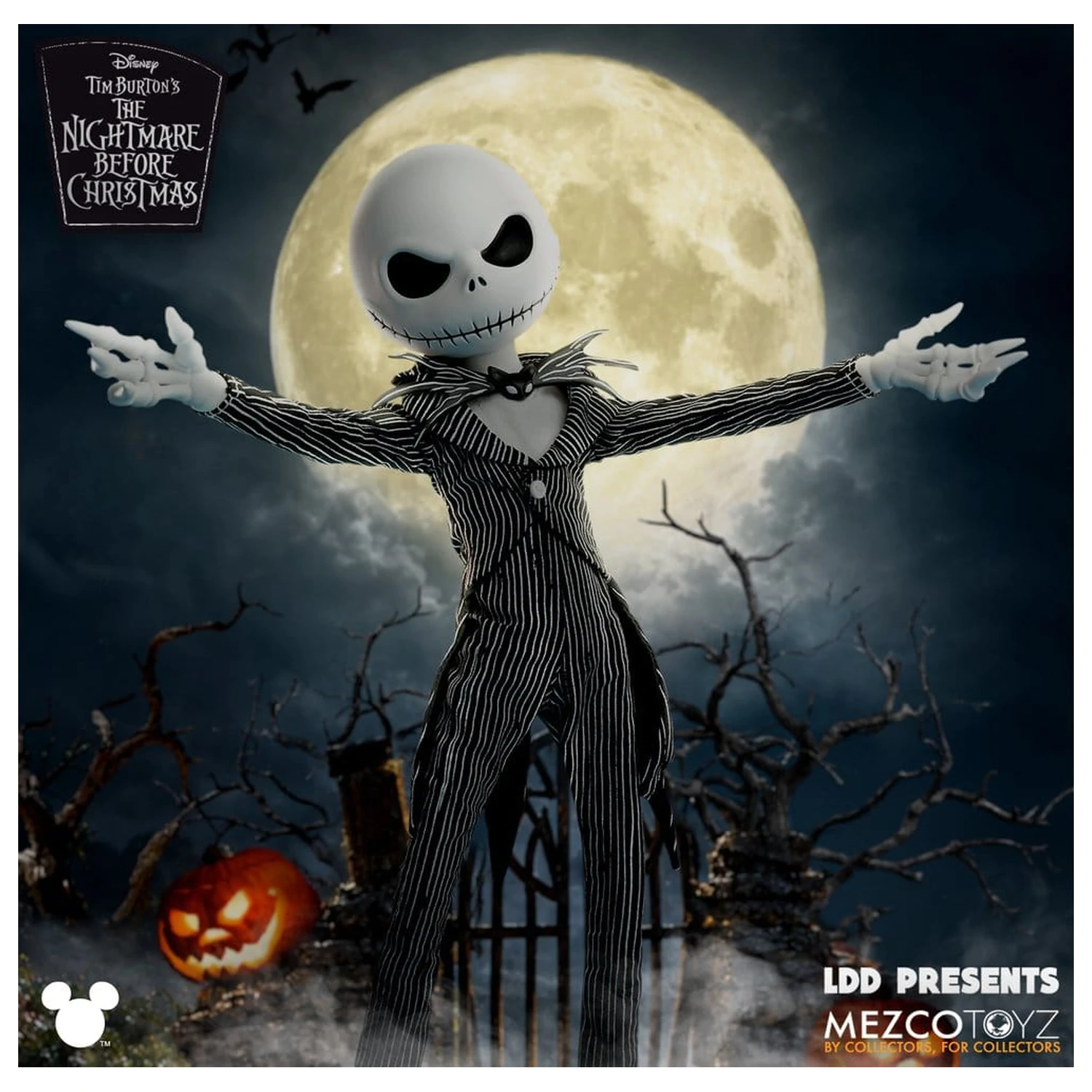 Nightmare Before Christmas LDD Presents Lutka Jack Skellington 25 cm fotografija izdelka