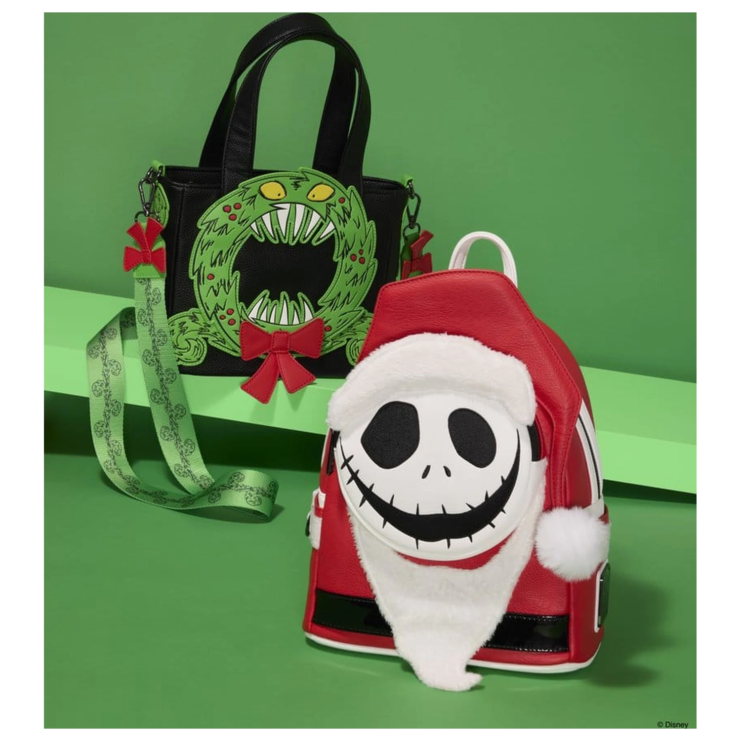 Nightmare before Christmas by Loungefly Crossbody torbica za čez telo Man-Eating Wreath fotografija izdelka