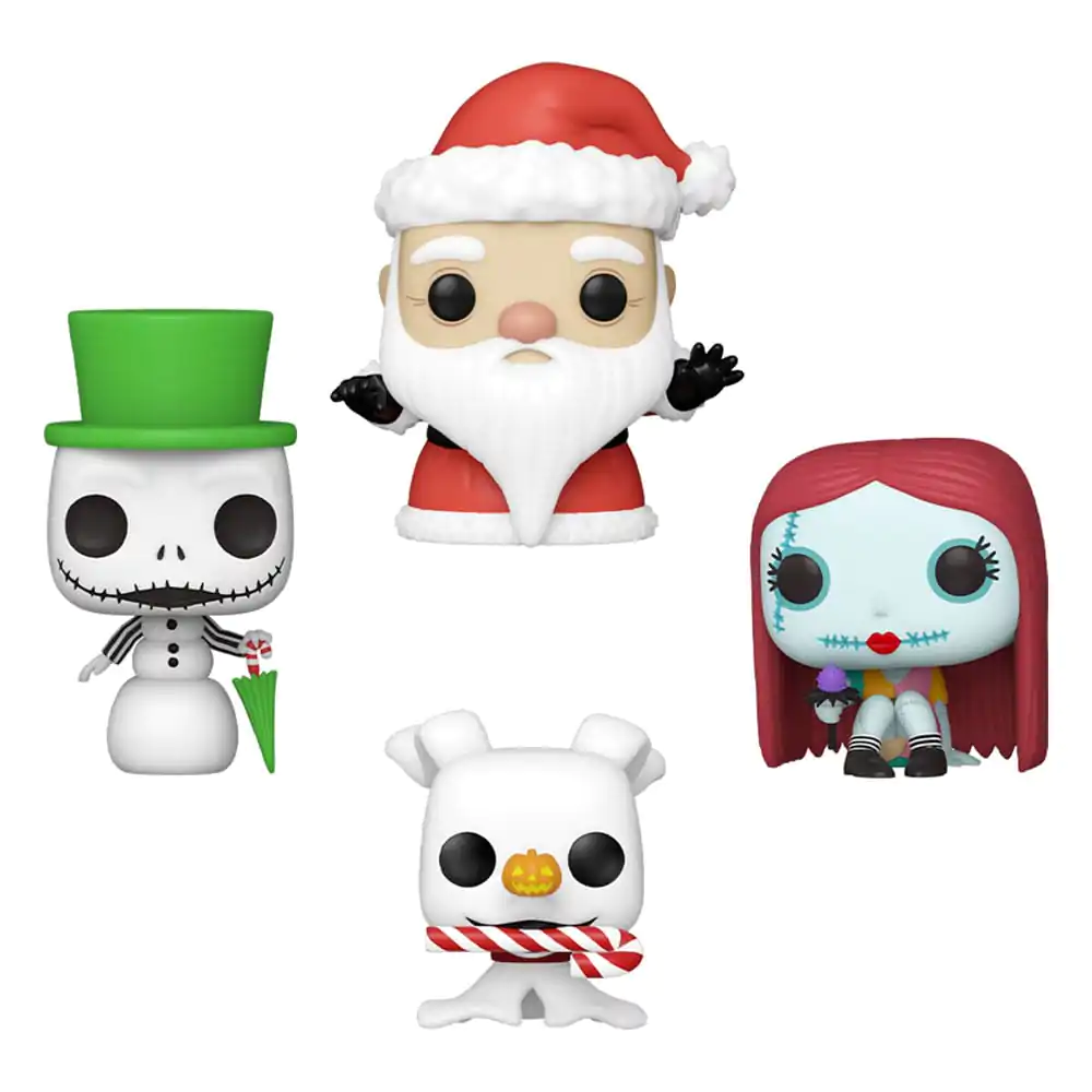 Nightmare before Christmas Pocket POP! Vinyl Figure 4-Pack Božično drevo 4 cm fotografija izdelka