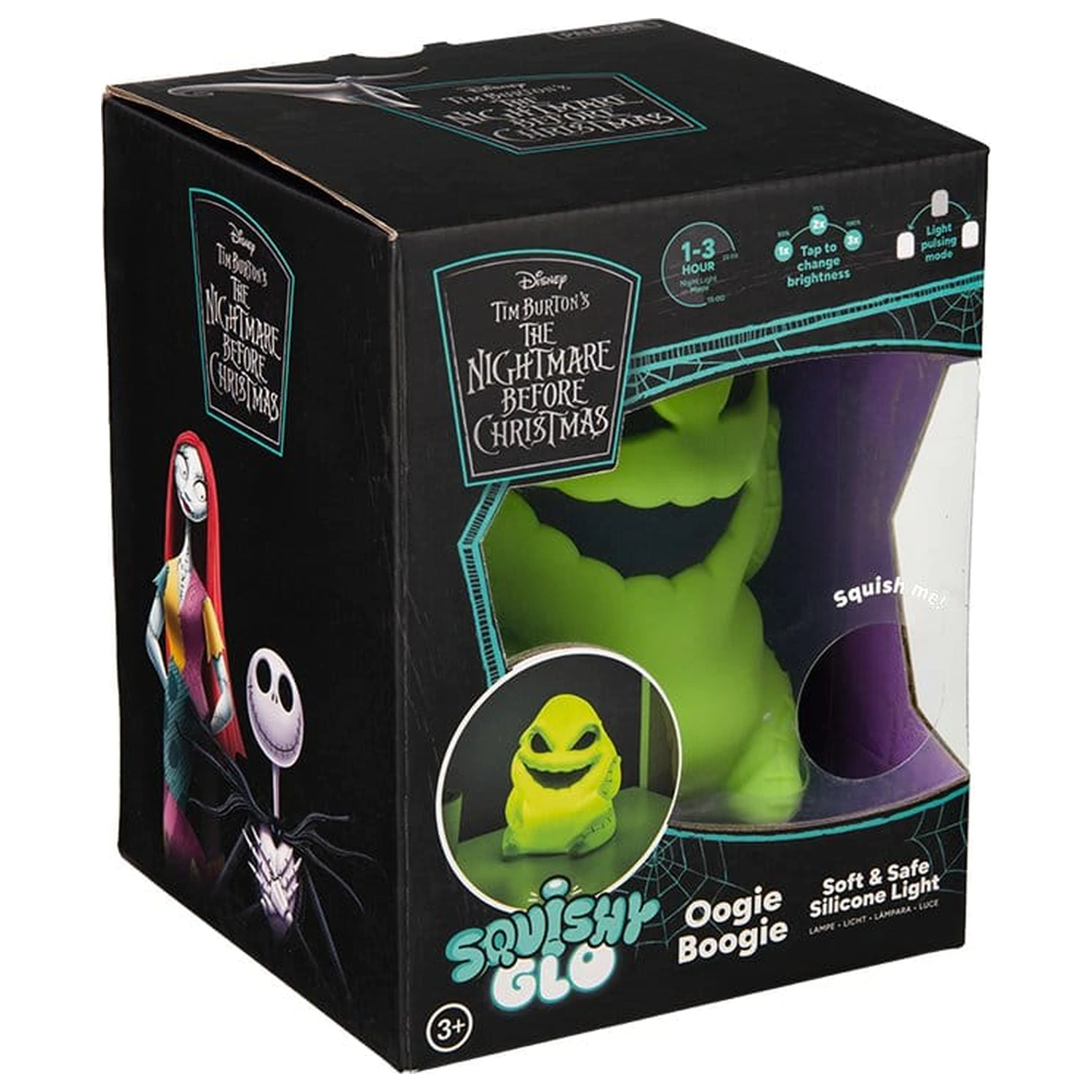 Nightmare Before Christmas SquishyGlo Silikonska lučka Oogie Boogie 16 cm fotografija izdelka